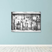 Toile Atelier d'impression lithographique de Delpech, c. (Insitu (Plancher de Bois))