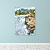 Toile Athabasca Falls Jasper (Alberta) Canada Photo (Insitu (Plancher de Bois))