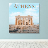 Toile Athènes Grèce (Insitu (Plancher de Bois))