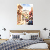 Toile Athènes Grèce aquarelle (Insitu(Chambre))