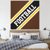 Athlétisme Gras Brown Jaune Noir Frappe de FOOTBAL