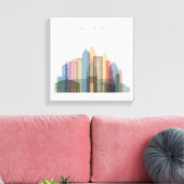 Toile Atlanta, Géorgie | Skyline (Insitu(Salon))