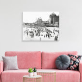 Toile Atlantic City Beach & Boardwalk, 1910 (Insitu(Salon))