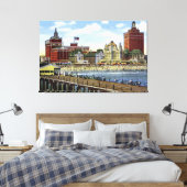 Toile Atlantic City New Jersey le long de la rive (Insitu(Chambre))