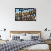 Toile Atlantic City, New Jersey - Scènes de grandes lett (Insitu(Chambre))