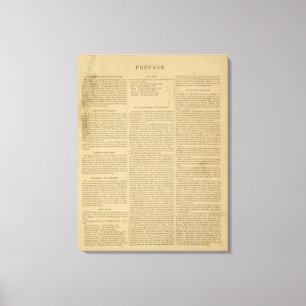 Toile Atlas de préface de l'état du Maine