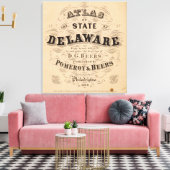 Toile Atlas du Delaware (Insitu(Salon))