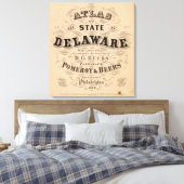 Toile Atlas du Delaware (Insitu(Chambre))