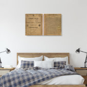 Toile Atlas scolaire avec géographie moderne (Insitu(Chambre))