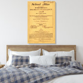 Toile Atlas scolaire, rudiments de géographie de Woodbri (Insitu(Chambre))