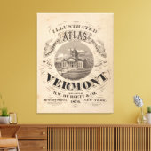 Toile Atlas topographique (Insitu(Salon))