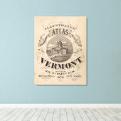 Toile Atlas topographique (Insitu (Plancher de Bois))