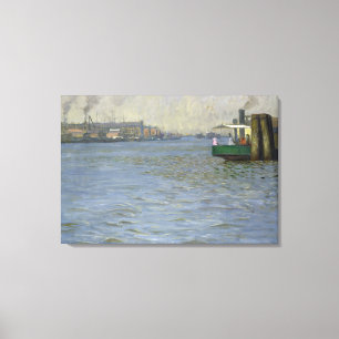 Toile Atmosphère du dimanche sur l'Elbe