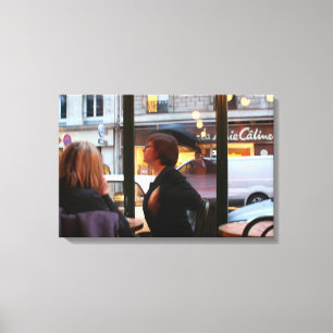 Toile Atmosphère parisienne Caline Rue Rambuteau Canvas
