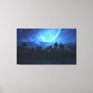 Toile Atoll (nuit)