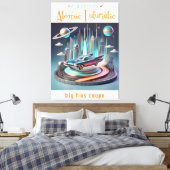 Toile Atomic Futuristic Big Fins Coupe Car (Insitu(Chambre))