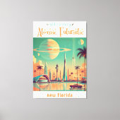 Toile Atomic Futuristic New Florida (Recto)