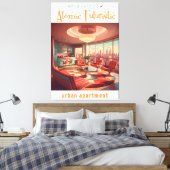 Toile Atomic Futuristic Urban Apartment (Insitu(Chambre))