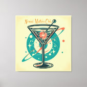 Toile Atomic Martini Club Space Age (Recto)