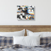 Toile Attaque arc-en-ciel (Insitu(Chambre))