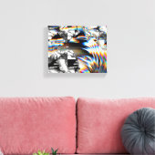 Toile Attaque arc-en-ciel (Insitu(Salon))