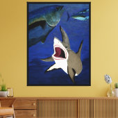 Toile Attaque au thon blanc (Insitu(Salon))