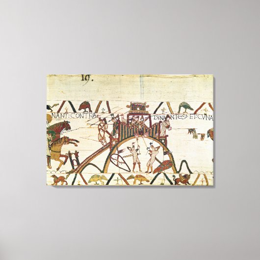 Toile Attaque contre la ville de Dinan (Recto)