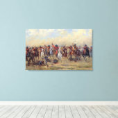 Toile Attaque de la "division Savage" (Insitu (Plancher de Bois))