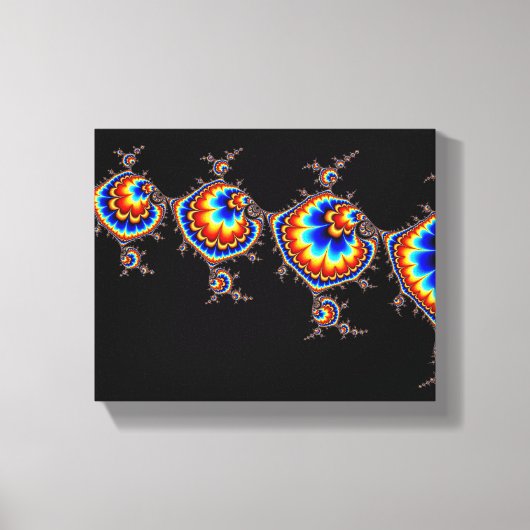 Toile Attaque Ufo - Art Fractal (Recto)