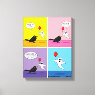 Toile Atteindre le but opposé Comic