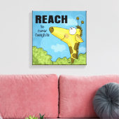 Toile Atteindre New Heights Giraffe (Insitu(Salon))