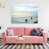 Toile Attendant le coucher du soleil (Insitu(Salon))
