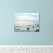 Toile Attendant le coucher du soleil (Insitu (Plancher de Bois))