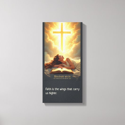Toile Attendre le Seigneur (Recto)