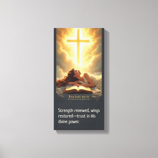 Toile Attendre le Seigneur (Recto)
