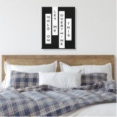 Toile Attends, Laisse-Moi Repenser Cela (Insitu(Chambre))