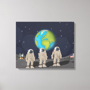 Toile Atterrissages lunaires
