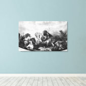 Toile Attila le Hun et ses hordes (Insitu (Plancher de Bois))