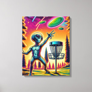 Toile Attrapez la brise Alien Disk Golf