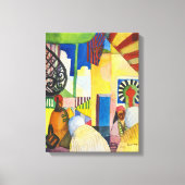 Toile Au Bazar | Auguste Macke | (Recto)