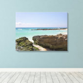 Toile Au Bord De La Mer Des Caraïbes (Insitu (Plancher de Bois))