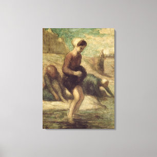 Toile Au bord de l'eau, c.1849-53