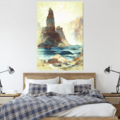 Toile Au-dessus de Tower Falls, Moran, 1872 (Insitu(Chambre))