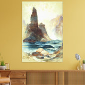 Toile Au-dessus de Tower Falls, Moran, 1872 (Insitu(Salon))