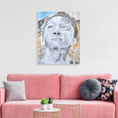 Toile Au-dessus des collines, Art Print (Insitu(Salon))