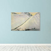Toile Au-dessus du col Chilkoot pendant la ruée vers l'o (Insitu (Plancher de Bois))