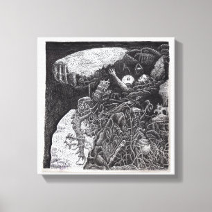 Toile Au-dessus et en dessous