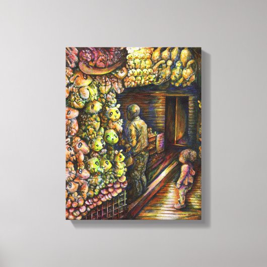 Toile Au nord du cirque (Recto)