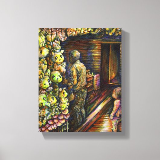 Toile Au nord du cirque (Recto)