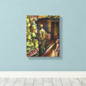 Toile Au nord du cirque (Insitu (Plancher de Bois))